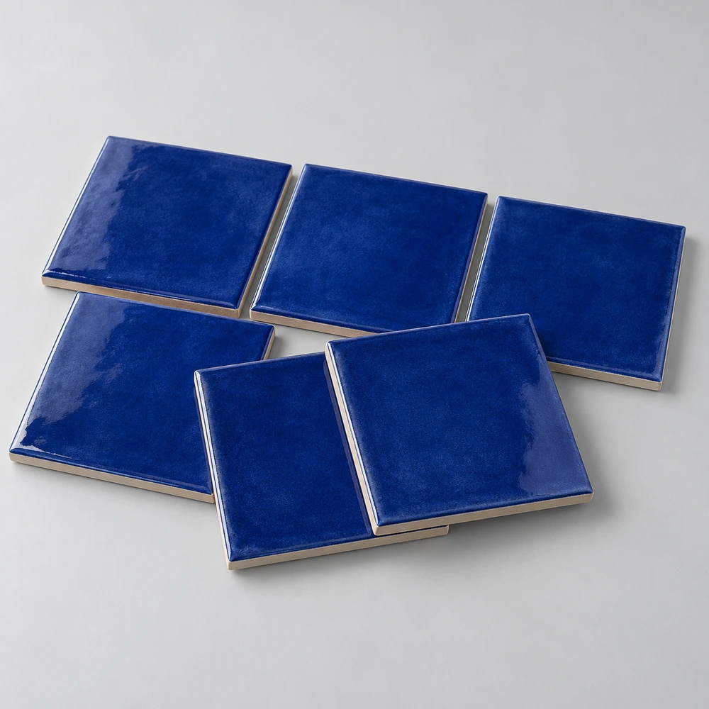 Cobalt Square Tile Box